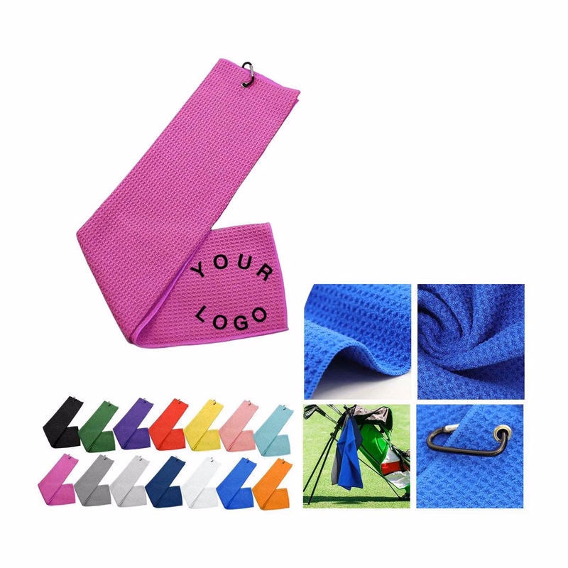 Microfiber Golf Towel with Buckle Quick Dry