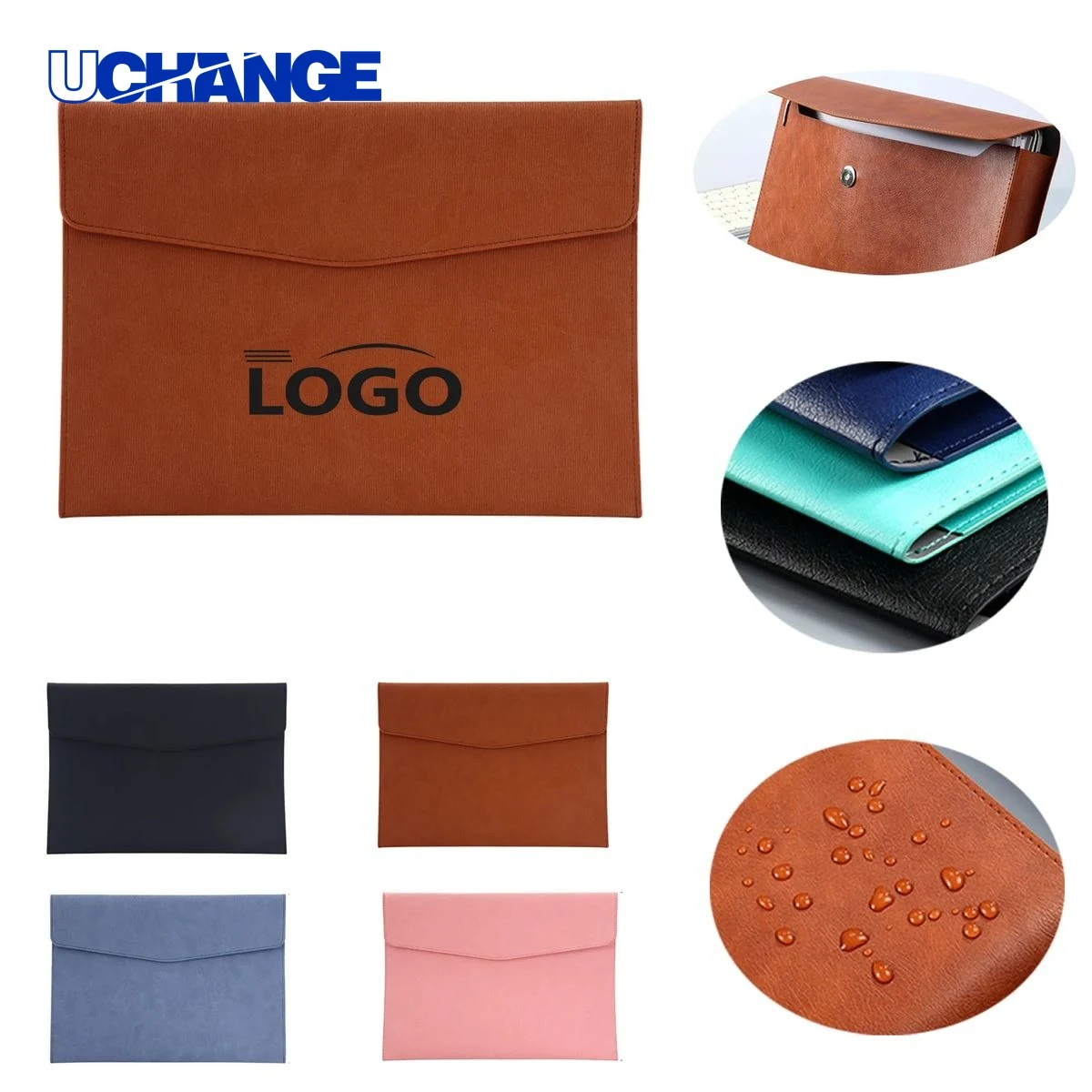 PU Leather A4 File Folder Organizer 1