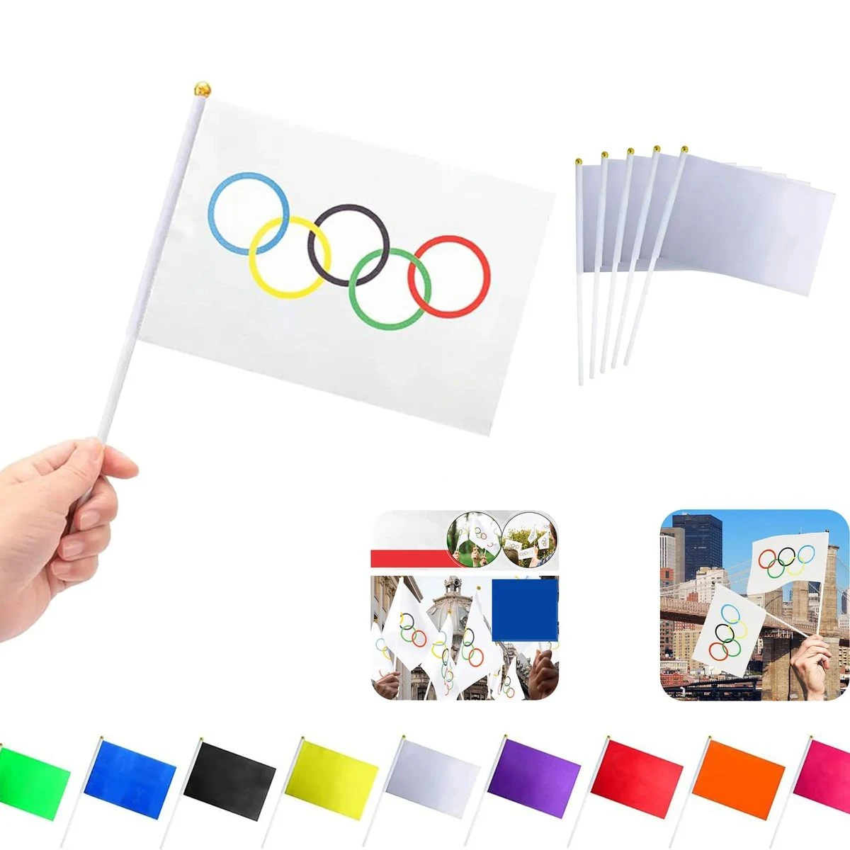 Sports Day Small Handheld Flag 1