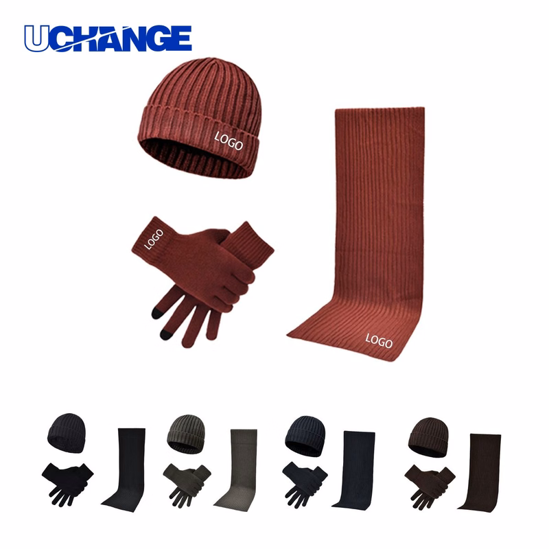 Scarf Gloves Beanie Combo Set