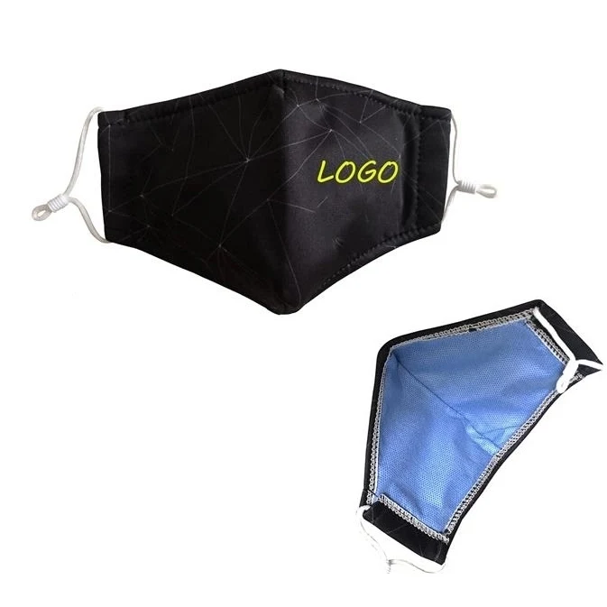 Full Color Imprint Reusable 3D Protective 3-ply Face Mask 1