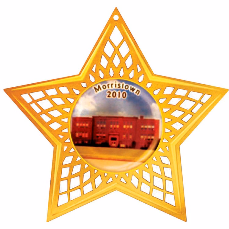 Vibraprint® Star Holiday Ornament