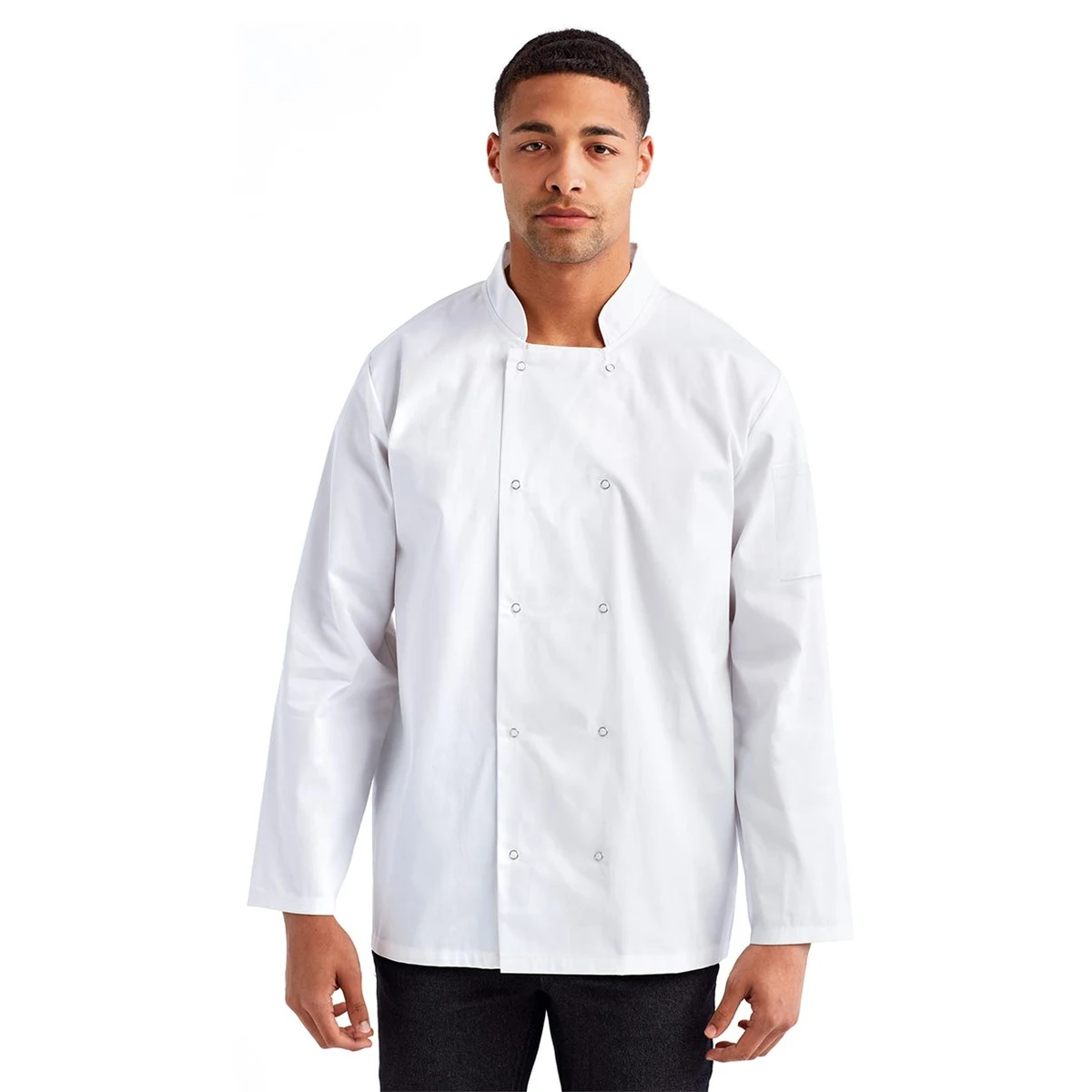 Unisex Ten Studded Front Chef Coat - RP665 1