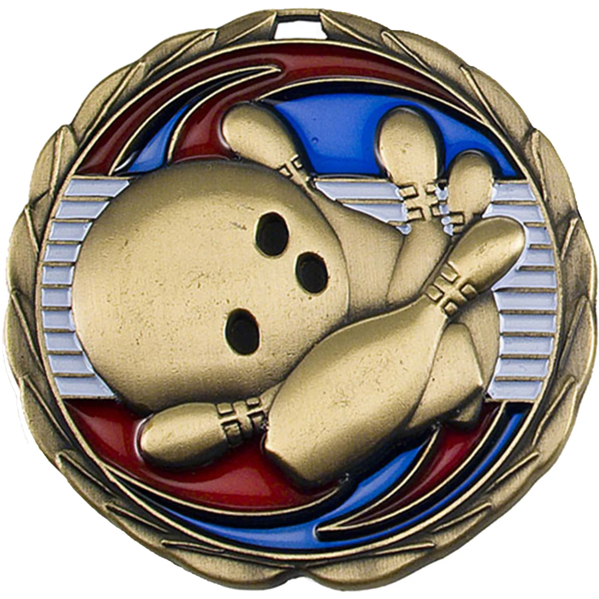 Stock Color Medals: Bowling 1