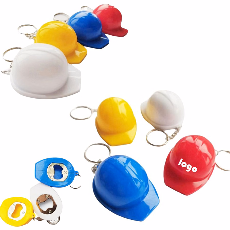 Hard Hat Shape Bottle Opener & Key Chain