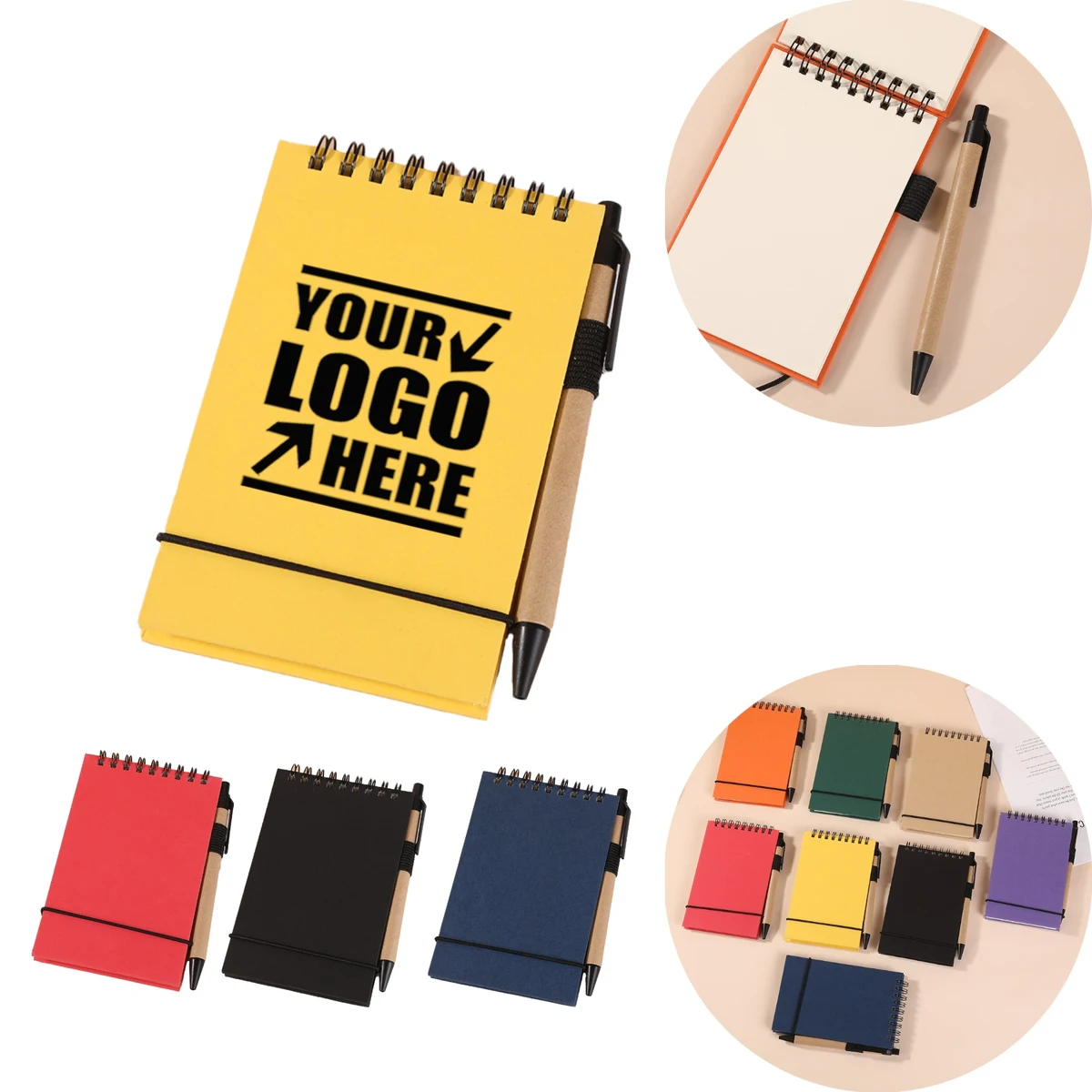 Pocket Notepad With Pen For Daily And Office Use 1