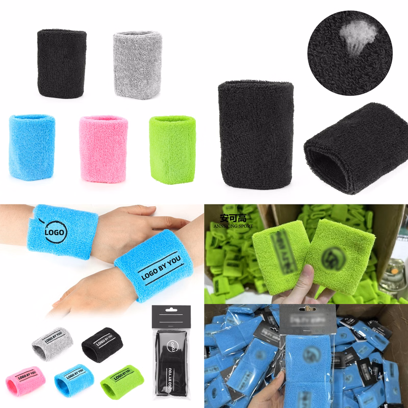 Cotton Sport Wristbands for Men and Women