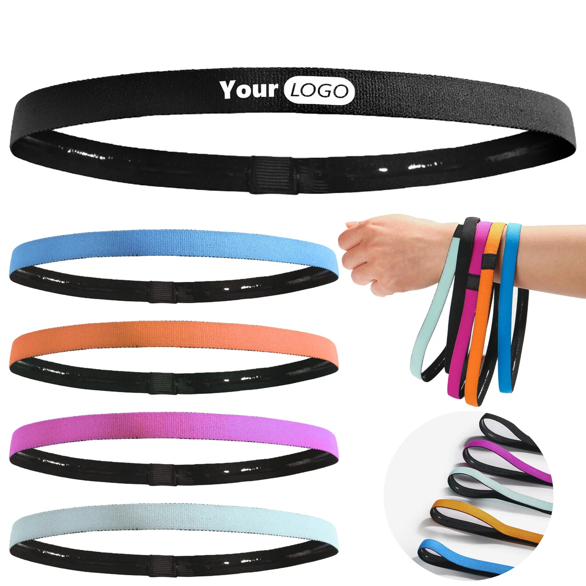 Nylon Slow Running Sweat Absorbing Headband 1