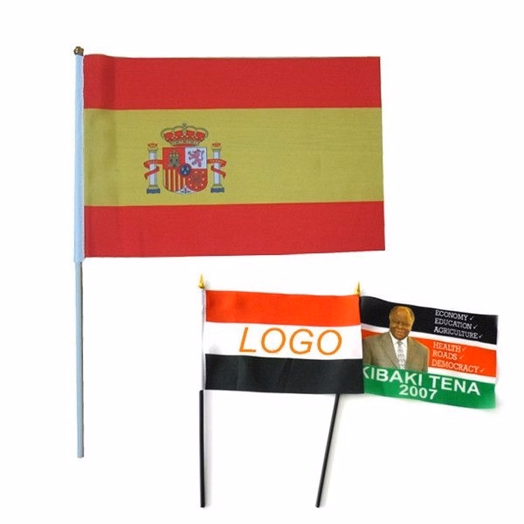 Hand Waving Flag