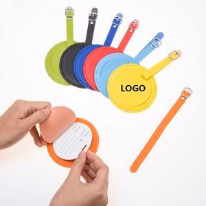 Round Double-Sided Luggage Tag