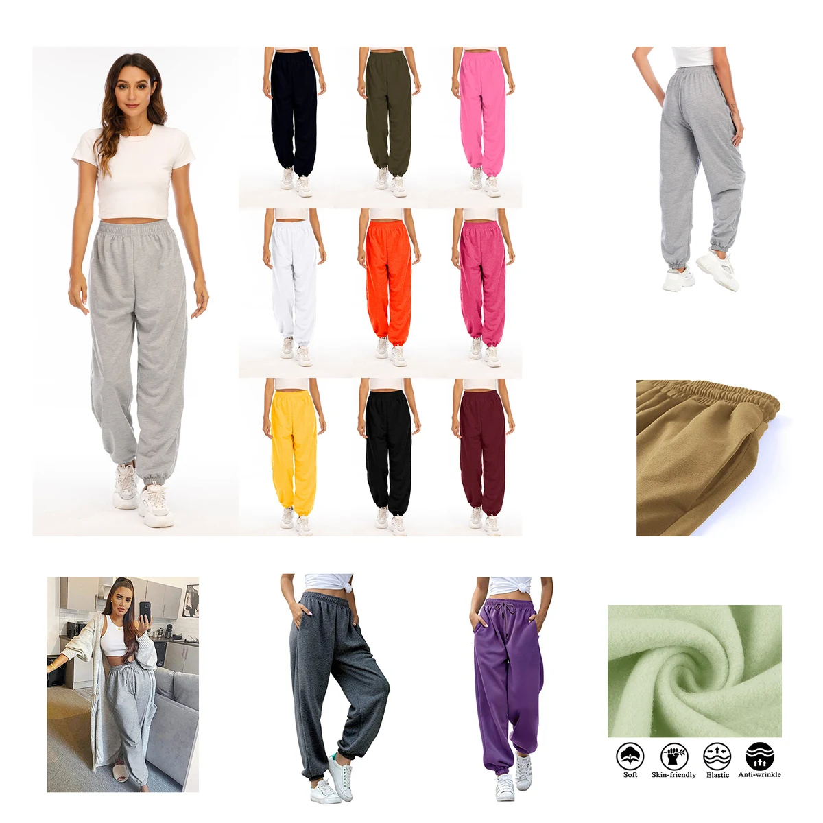 Women's Belted Sweatpants 1