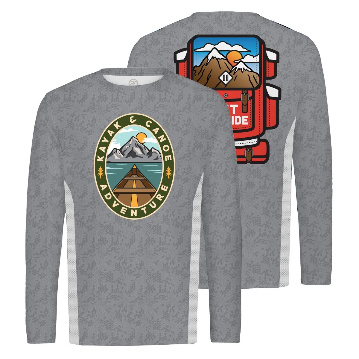 Vapor Apparel Full Sublimation Men's Lightweight Long Sleeve Shirt with Mesh Panels 1