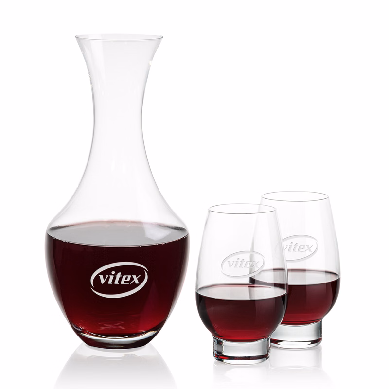 Oldham Carafe & Glenarden Stemless Wine