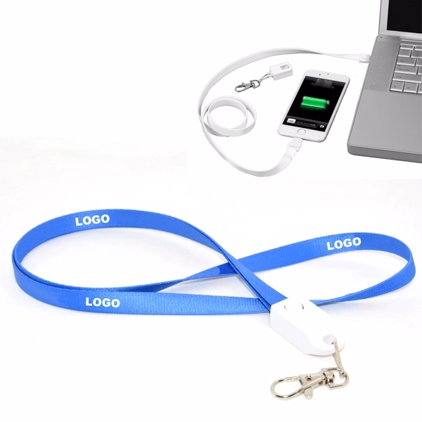 2-in-1 Charging Cable Lanyard