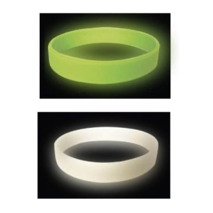 Glow In The Dark Silicone Bracelet (45 Days)