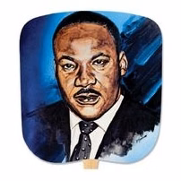 Martin Luther King Artist's Sketch Stock Religious & Inspirational Fan