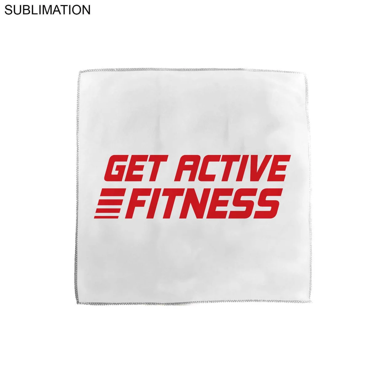 Microfiber Moisture Wicking, Cooling, Sweat, Suede Towel, 15x15, Sublimated 1-color or Full Color 1