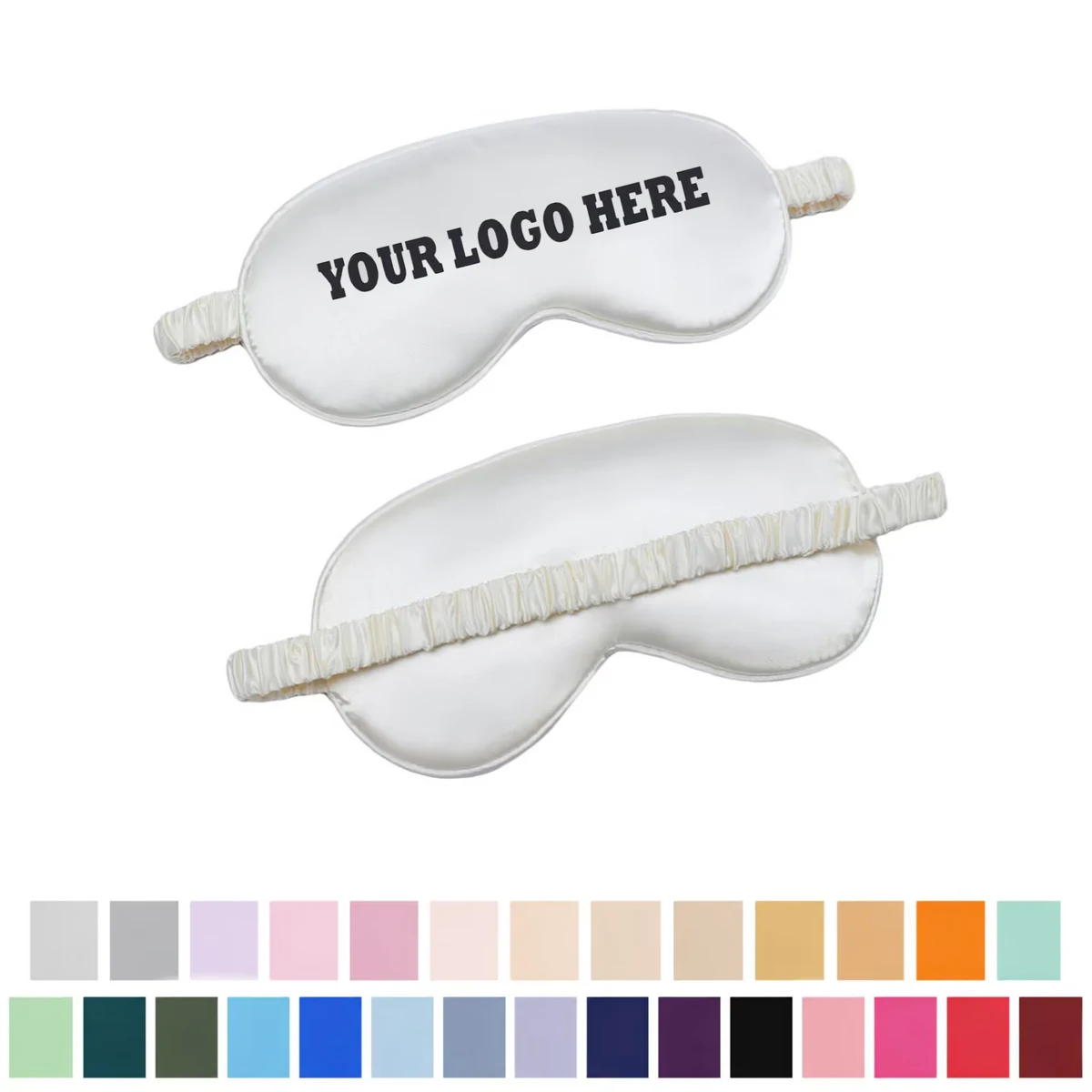 Custom Printed Satin Sleep Eye Mask 1
