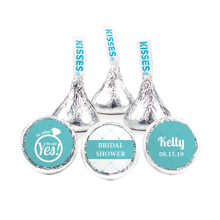 She Said Yes Design - Hershey's Kisses w/ Full Color Label 1