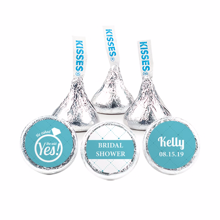 She Said Yes Design - Hershey's Kisses w/ Full Color Label