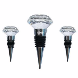 Stylish Diamond Shaped Wine Cork Bottle Stopper