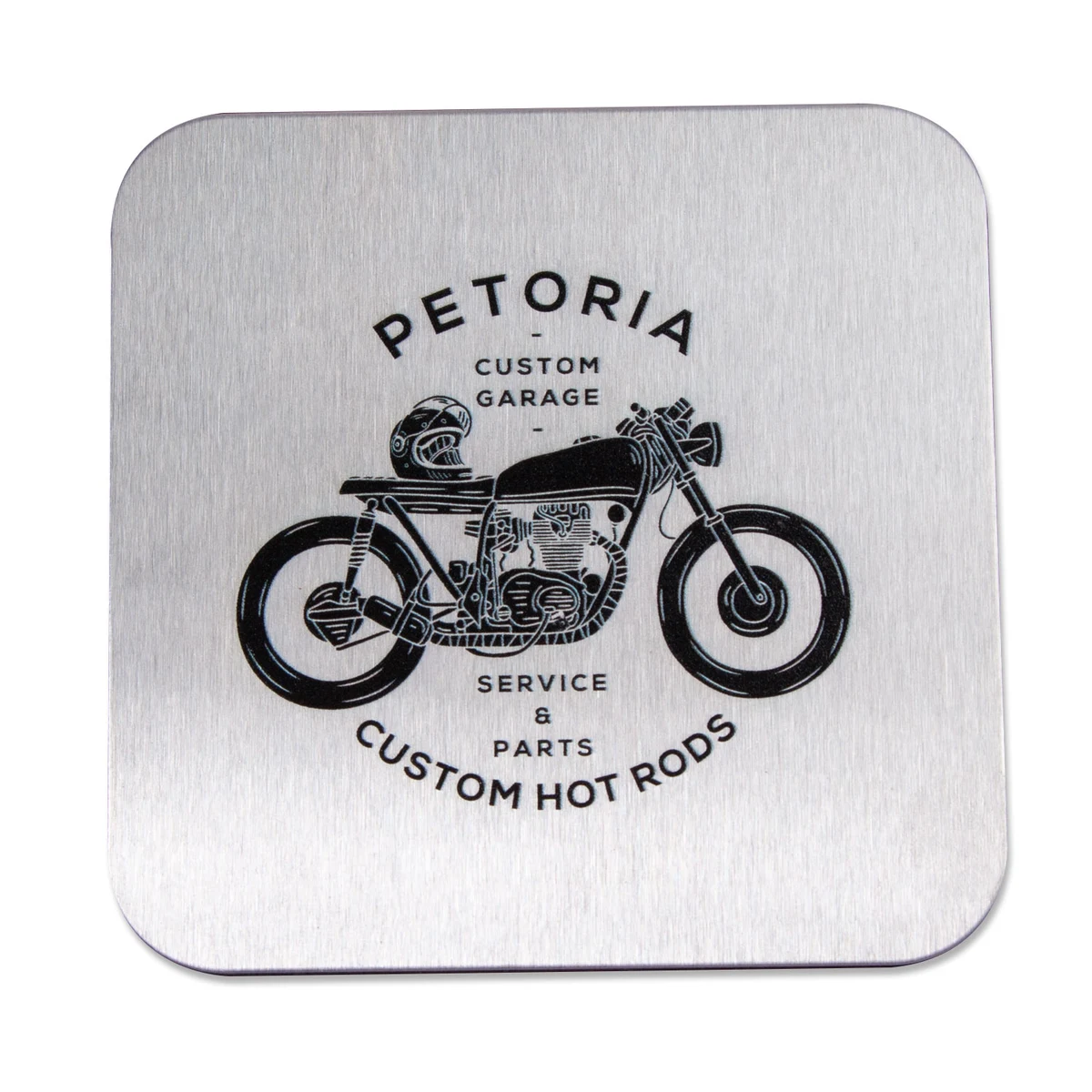 Stainless Steel Square Coaster (Full Color Imprint) 1