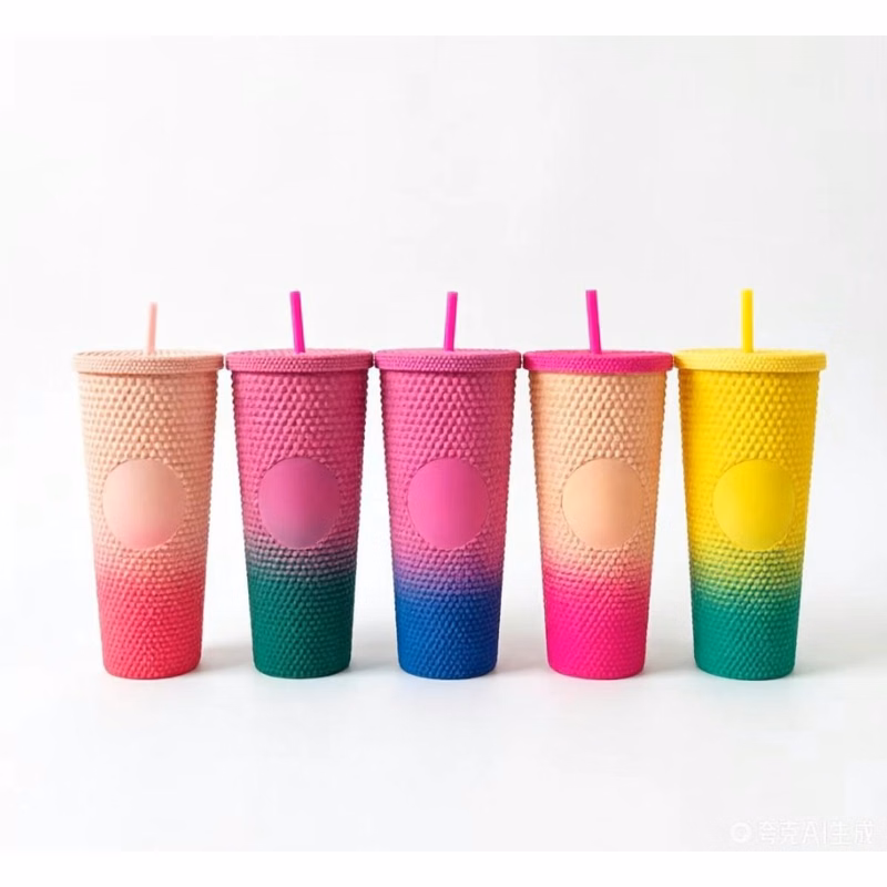 Gradient Color Durian Cup
