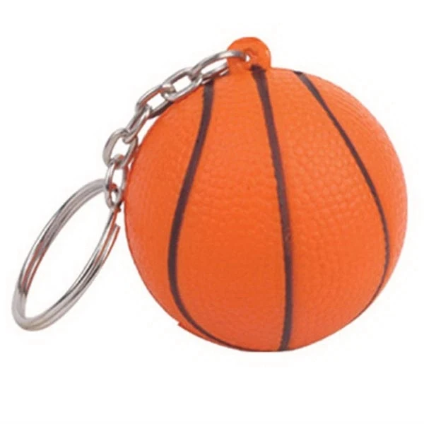 Basketball Stress Ball Key Chain 1