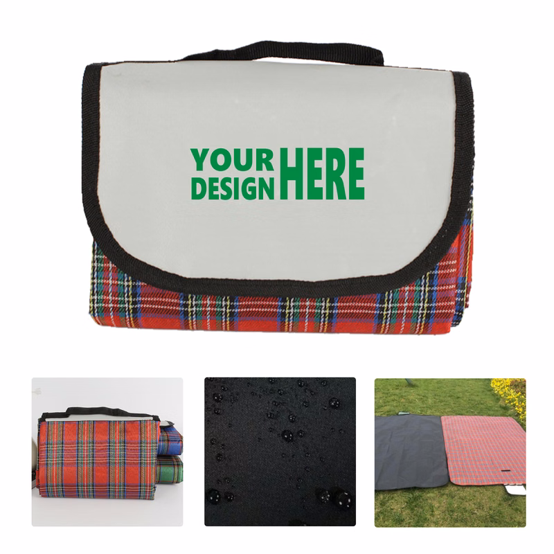 MOQ 50 Portable Outdoor Foldable Picnic Beach Mat Waterproof