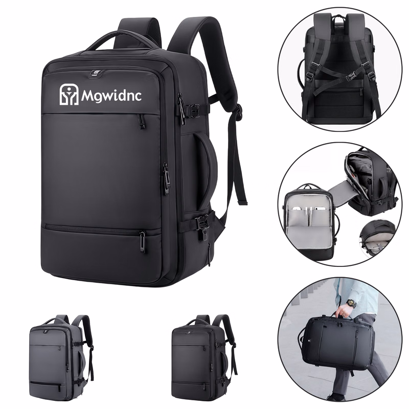 Water Resistant Oxford Business Backpack with USB Port