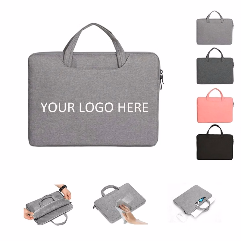 15.6'' Laptop Sleeve w/ Handle & Two Zippered