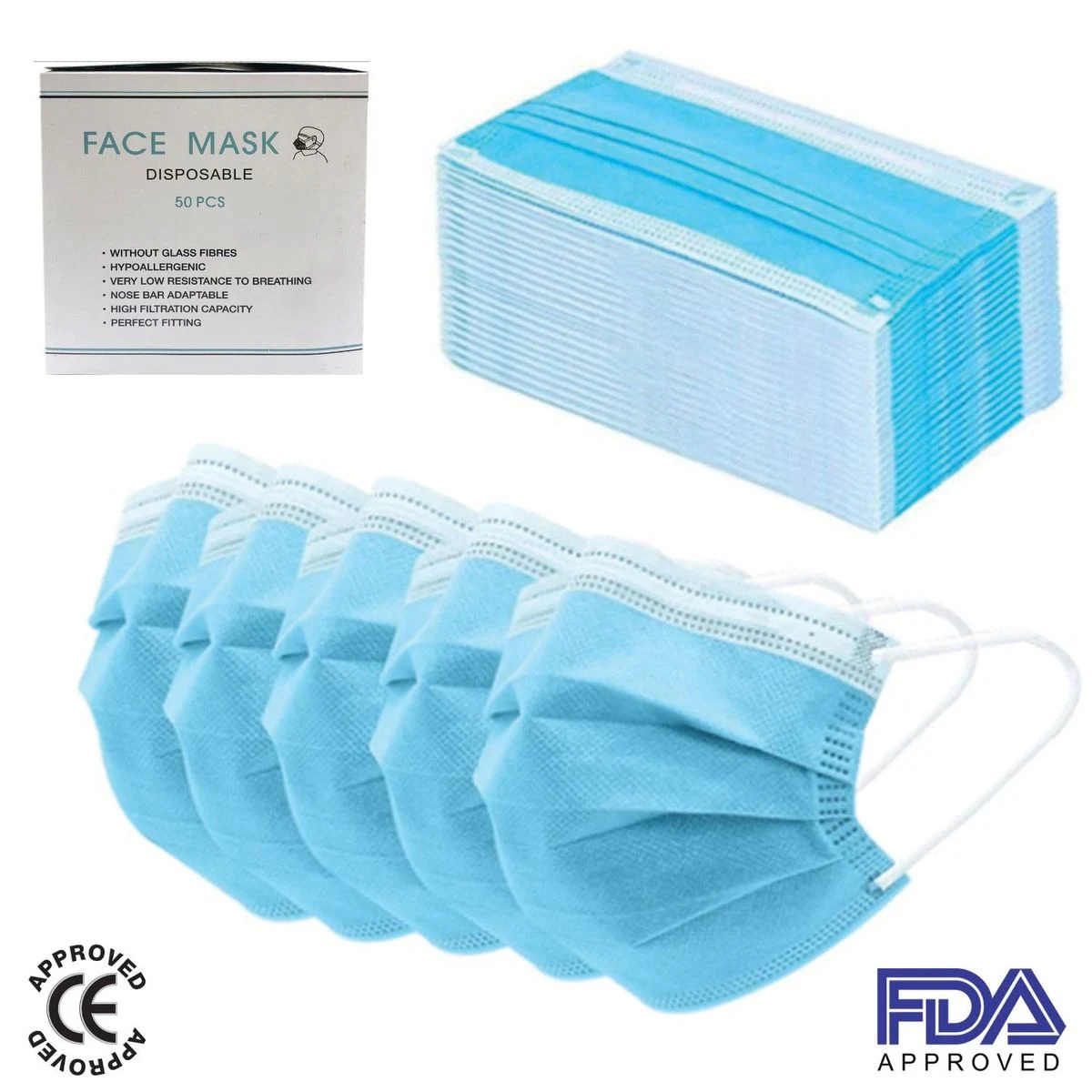 3 Ply Face Mask 1