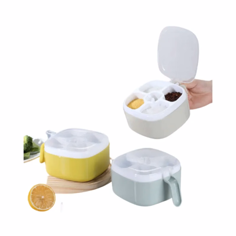 Four-compartment Spice Box