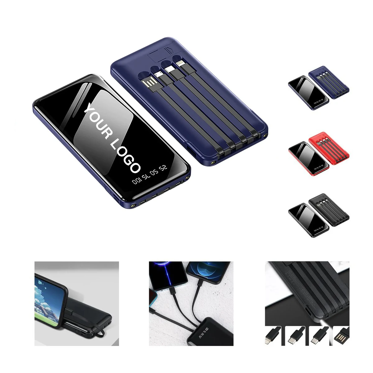 Stainless Business Gift Set with LED Bottle 1