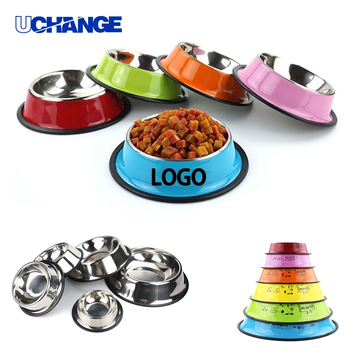 Stainless Steel Non-Slip Pet Food Bowl for Daily Feeding 1