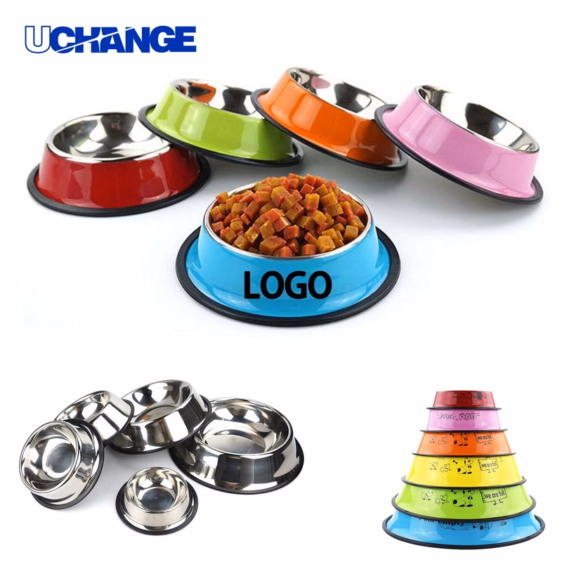Stainless Steel Non-Slip Pet Food Bowl for Daily Feeding