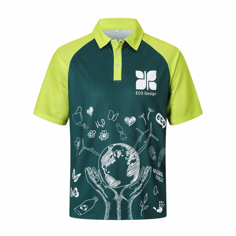 Unisex Adults RPET Sublimated Raglan POLO