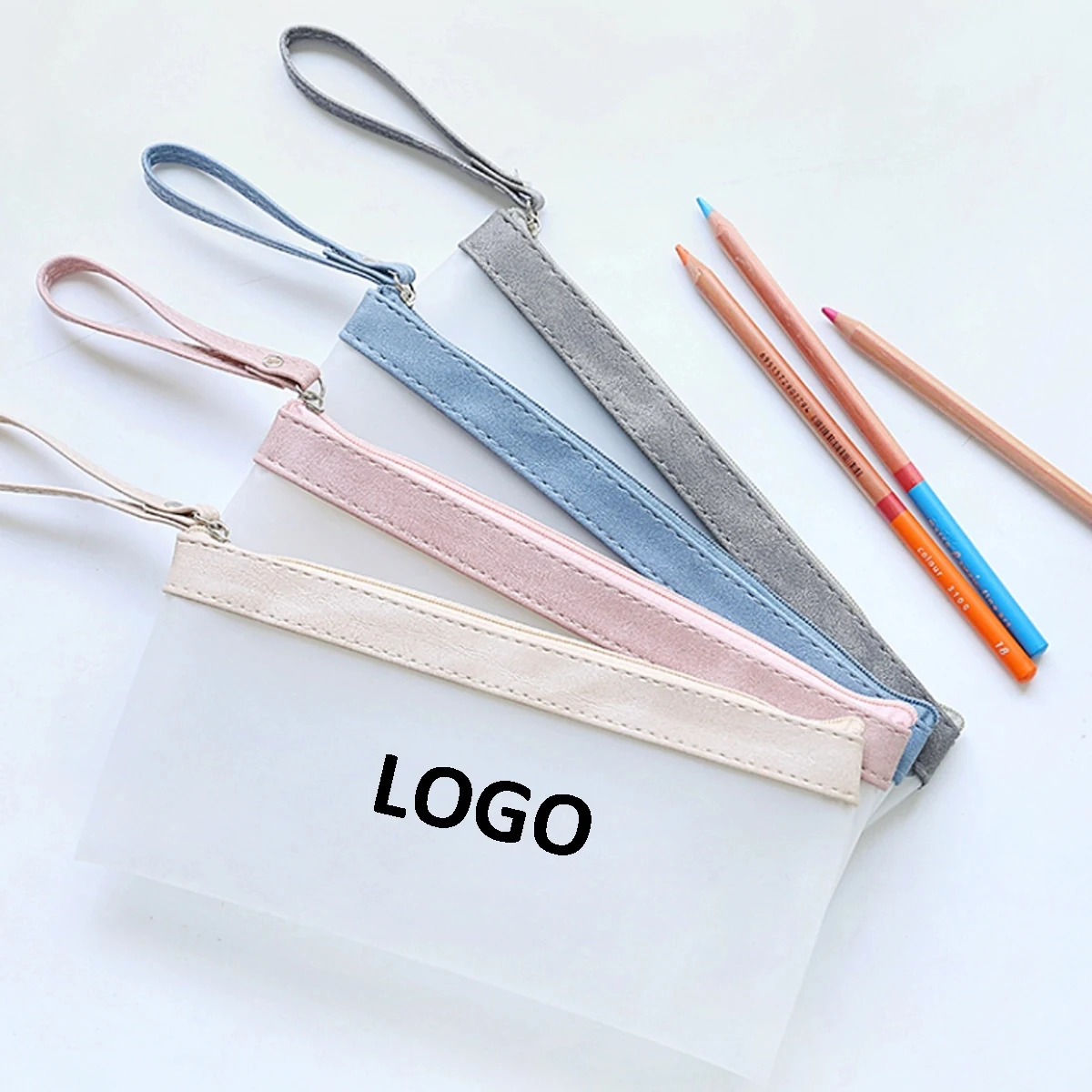 Frosted Zipper Stationery Bag 1