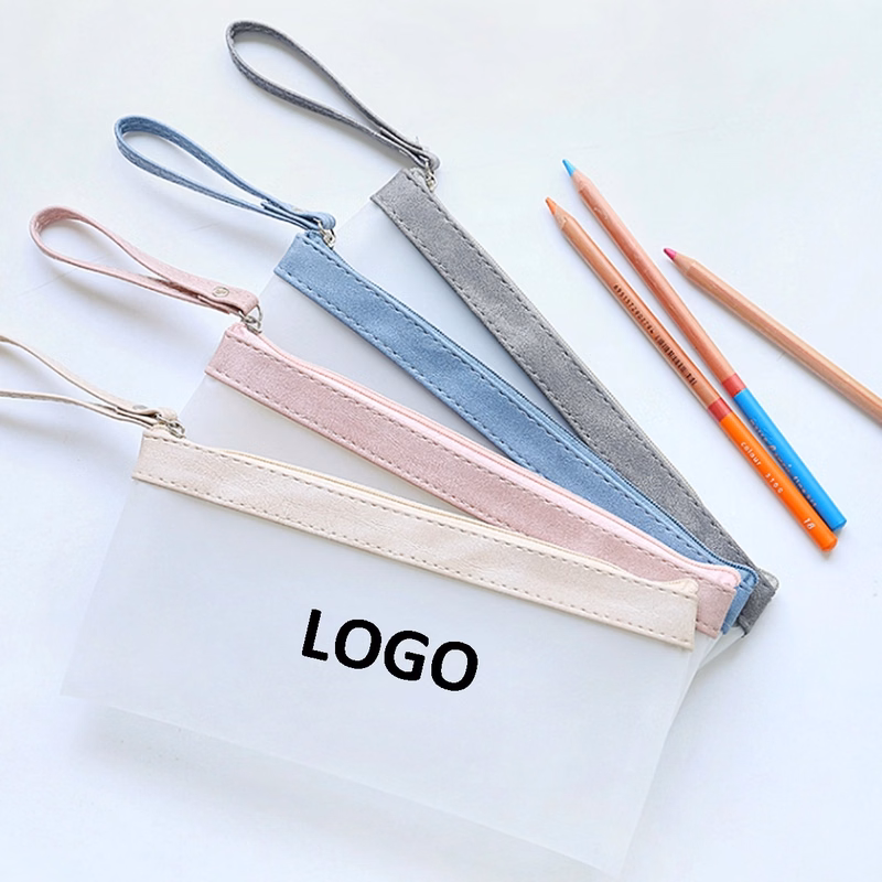 Frosted Zipper Stationery Bag