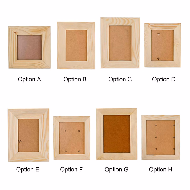 Desk Engraved Wooden Photo Frame