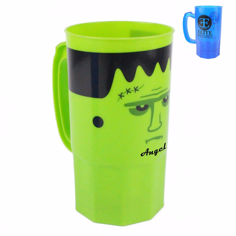 23oz/650ml Single Wall Plastic Stein Beer Cup With Handle