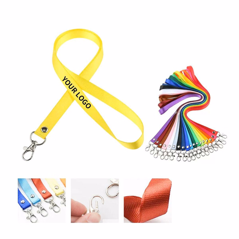Adjustable Sublimated Lanyard with Hook