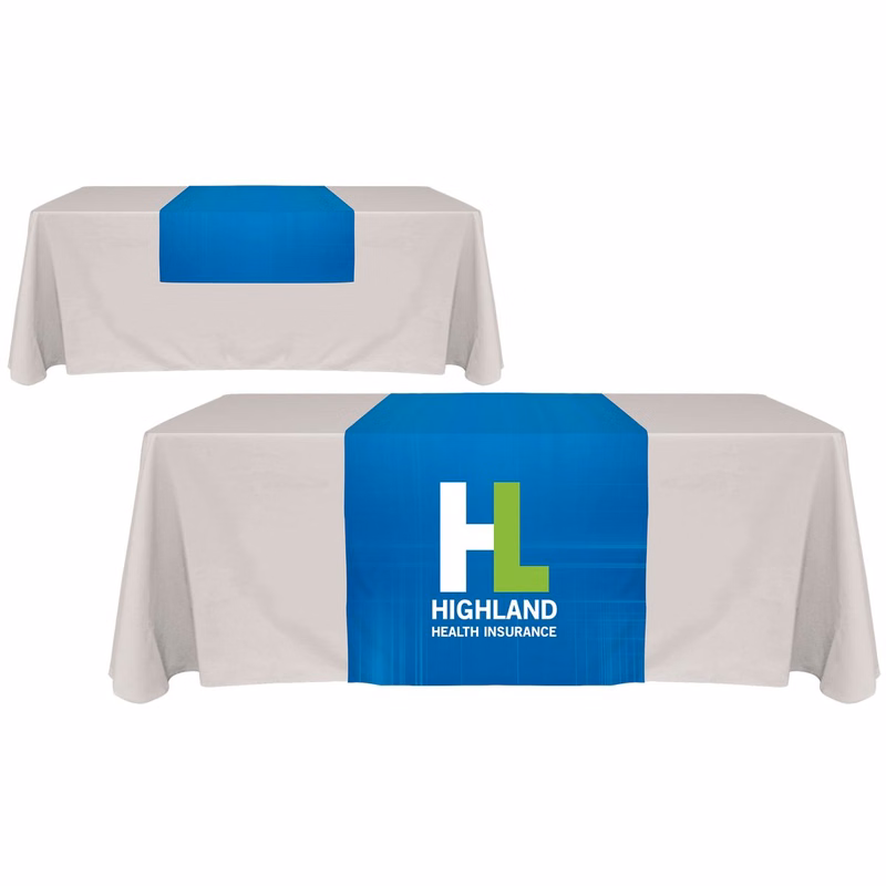 30" x 72" Digitally Printed Table Runners