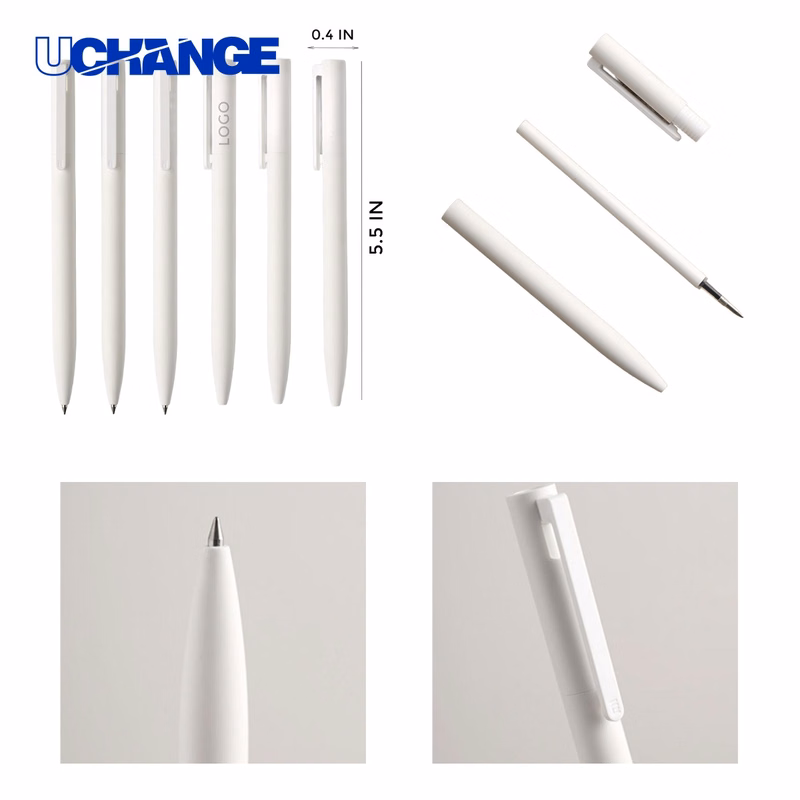 Functional Pure White Click Pen for Clinics