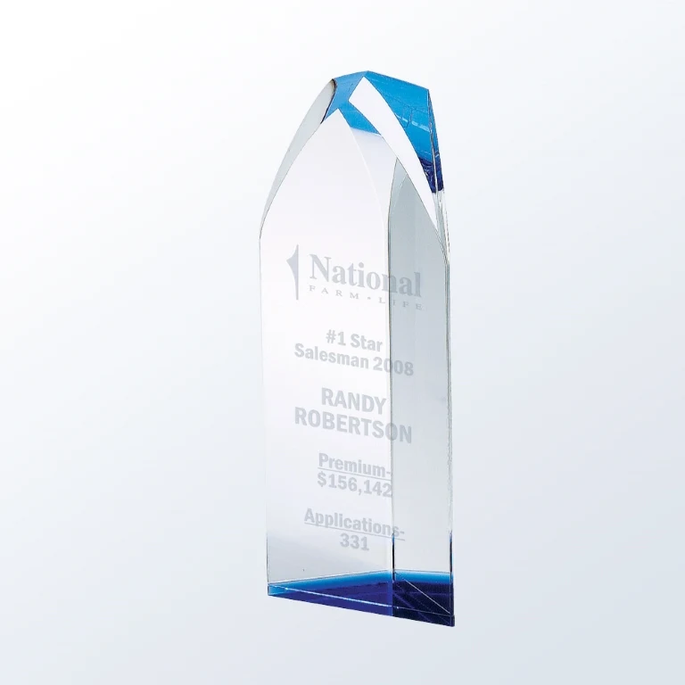 Small Virtue Tower Crystal Award 1