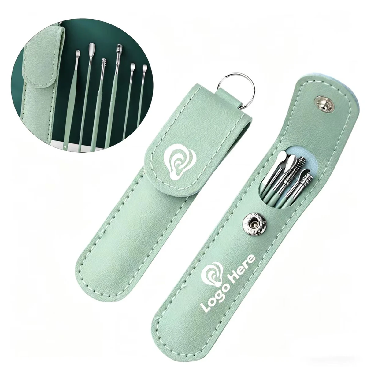 6-Piece Stainless Steel Ear Pick Set 1