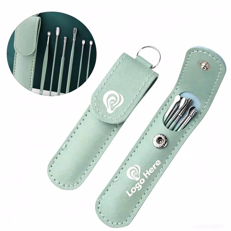 6-Piece Stainless Steel Ear Pick Set
