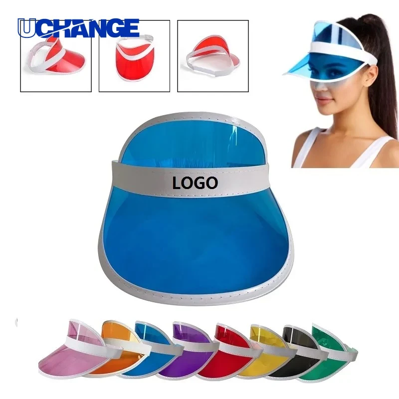 PVC Sun Visor Hat for Outdoor Use 1