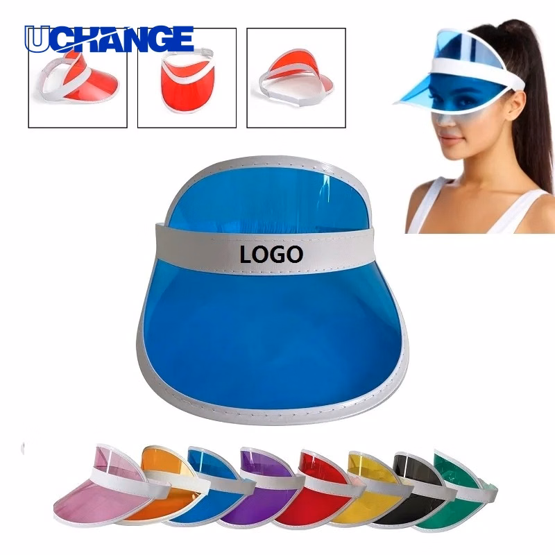 PVC Sun Visor Hat for Outdoor Use