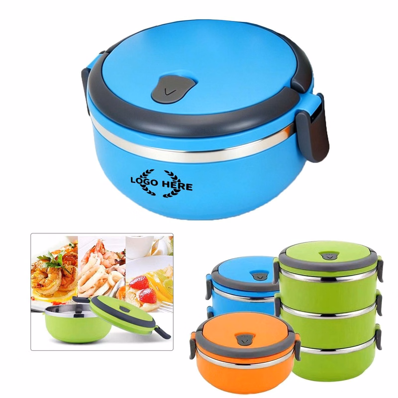 Stainless Steel Round Food Storage Box